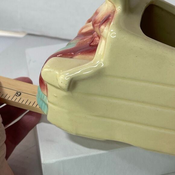 Vintage Shawnee USA 616 planter flower pot - Picture 7 of 8